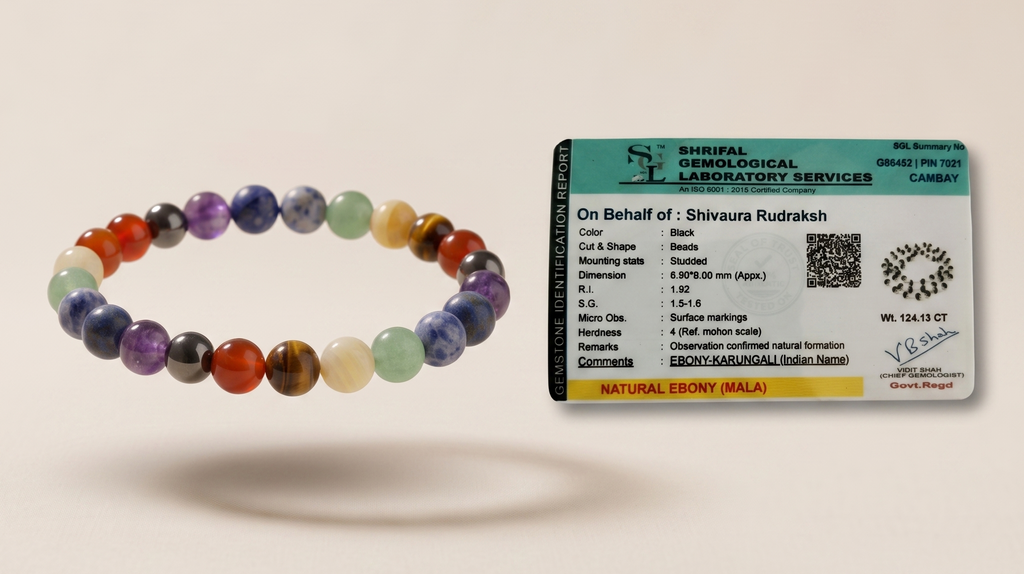Shivauraa Natural 7 Chakra Balance Bracelet